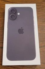 iPhone 16 black 128GB -empty box- No phone Box Only