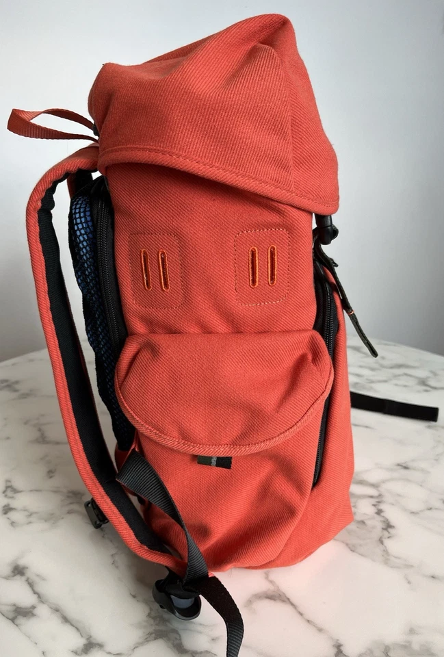 Crumpled The Karachi Outpost Backpack in Orange Photography Bag - Image 3 of 4