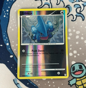 Gible 85/123 Reverse Holo Diamond & Pearl Mysterious Treasures Pokemon NM/LP