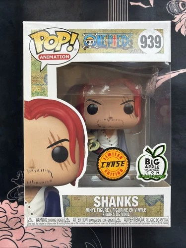 Funko Pop! #939: One Piece Shanks (Chase) Big Apple Light Box Damage