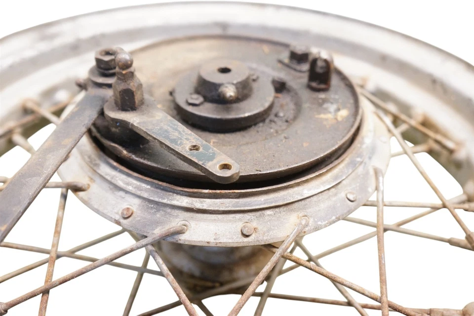 Harley Flathead 45 WL WLA 前轮圈轮毂辐条刹车盘 *2769A — 第 3/4 张图片