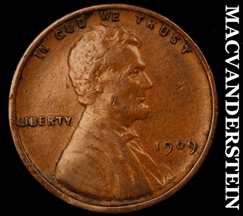 1909 Lincoln Wheat Cent- Semi Key- Extra Fine No Reserve #J2582