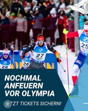 6 Biathlon Tickets Oberhof 2025 Samstag und Sonntag