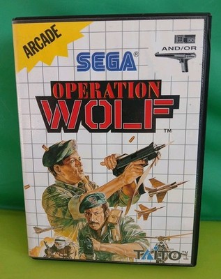Master System Operation Wolf Game PAL VERSION Complete