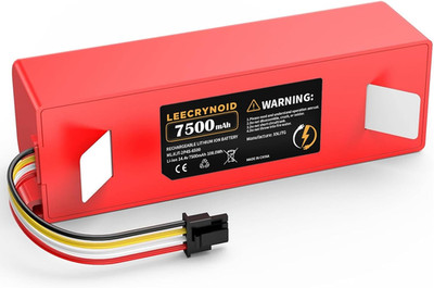 Upgraded 7500Mah 14.4V Replacement Battery for Roborock S4 S5 S6 S7 Q7 Max S50 S