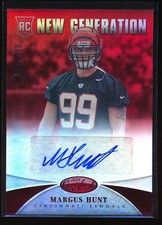 2013 Panini Certified Margus Hunt #262 Mirror Red Rookie Auto Autograph /799