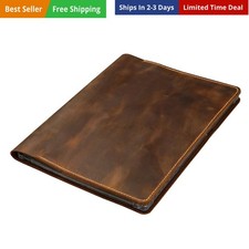 Genuine Leather Folio Case compatible with reMarkable Paper Pro,Leather Book ...