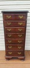 Ethan Allen Lingerie Chest Georgian Court 11 5234 Vintage 21-02-86 Cherry  Glass