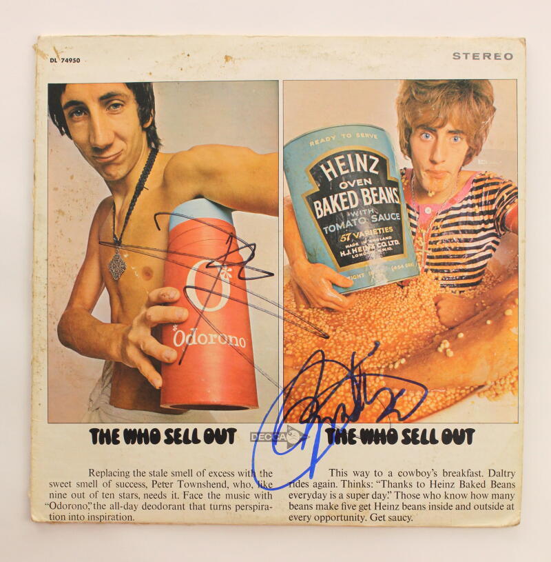Pete Townshend signed The Who It's Hard album vinyl record proof Beckett COA STAR Pete Townshend signed The Who It's Hard album vinyl record proof Beckett COA STAR