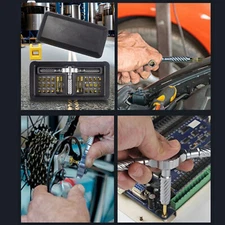 28pcs 24 in 1 Multifunction Screwdriver Head Set Household Repair Ratchet Wrensp