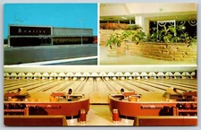 Postcard Fairvilla Lanes, Orlando, Florida bowling N81