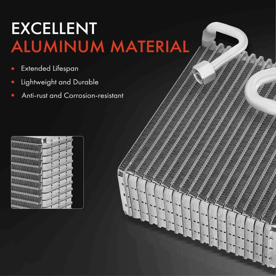 Aluminum A/C Evaporator Core Serpentine for Toyota Tercel 1991 L4 1.5L Gas Sedan - Image 3 of 4