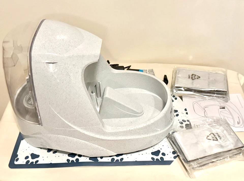 Fuente Drinkwell Platium para Mascotas con 6 Filtros de Agua Nuevos + Estera Usada 6 Meses #311 Foto 3 de 4