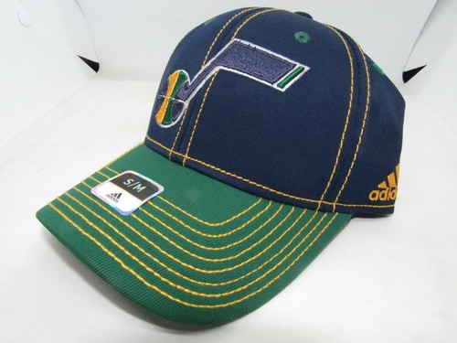 New Utah Jazz Mens Size S/M Green Blue Adidas Fitmax Flexfit Hat $24 - Bild 2 von 5