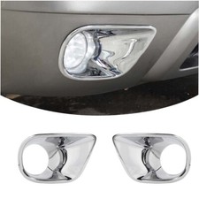 Chrome Front Light Lamp Bezel Frame Trim Cover For Chevy Avalanche Tahoe 2007-13