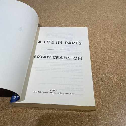 Advance Uncorrected Proof BREAKING BAD's Bryan Cranston A LIFE IN PARTS - 2016 - Picture 7 of 8