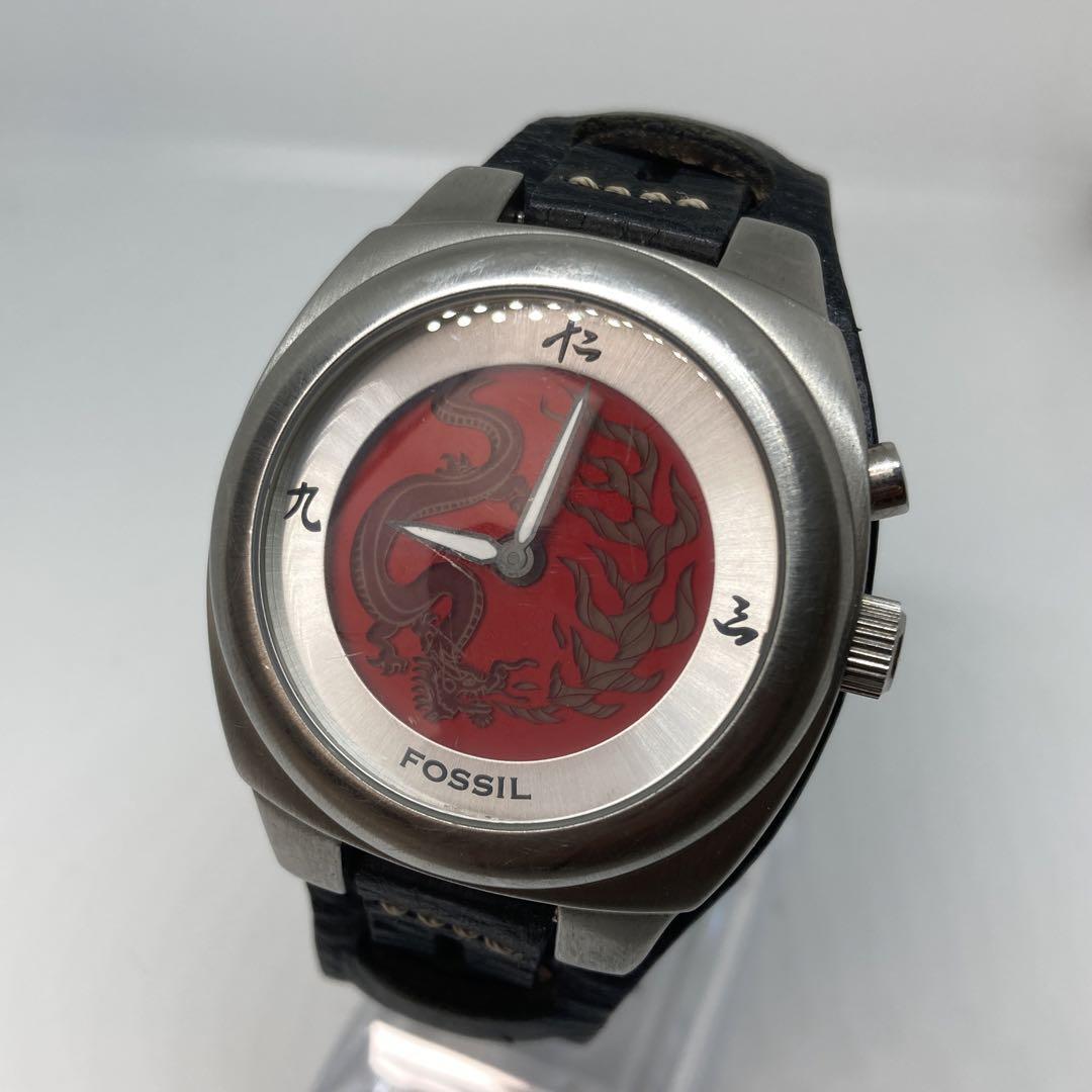 fossil big tic 冷やさ 稼動品 90s fossil big tic 冷やさ 稼動品 90s