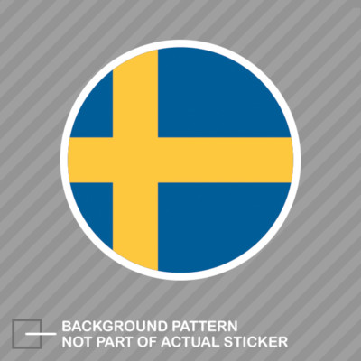 Two Pack Swedish Shocker Sticker Die Cut Decal Self Adhesive Vinyl Sweden Se Made In - Foto 9