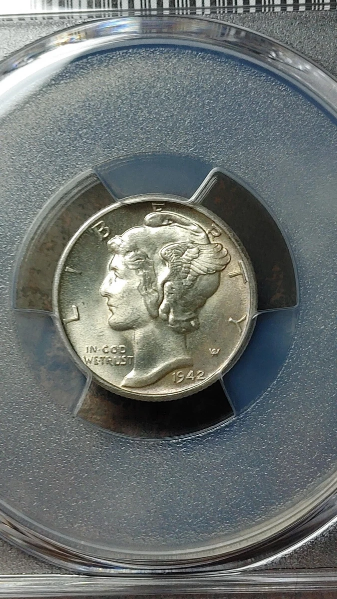 MS 64 Graded 1942 Year Mercury Dimes (1916-1945) for sale | eBay