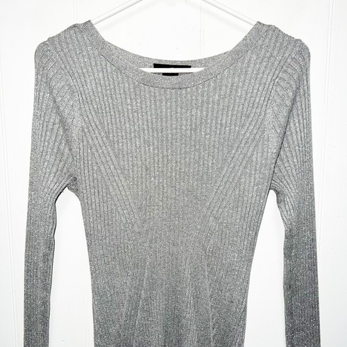 Lane Bryant Gray And Silver Metallic 