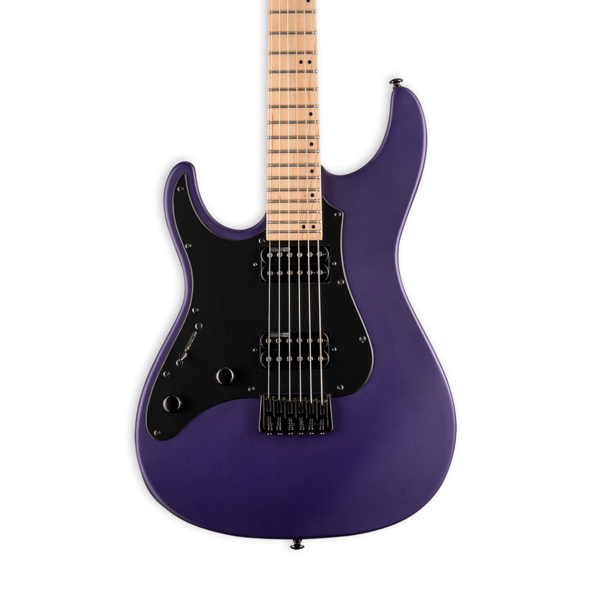 Purple left handed electric cheap guitar