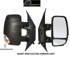 Fit Nissan Interstar 2011-2024 Right Side Complete Electric Shortarm Mirror Unit
