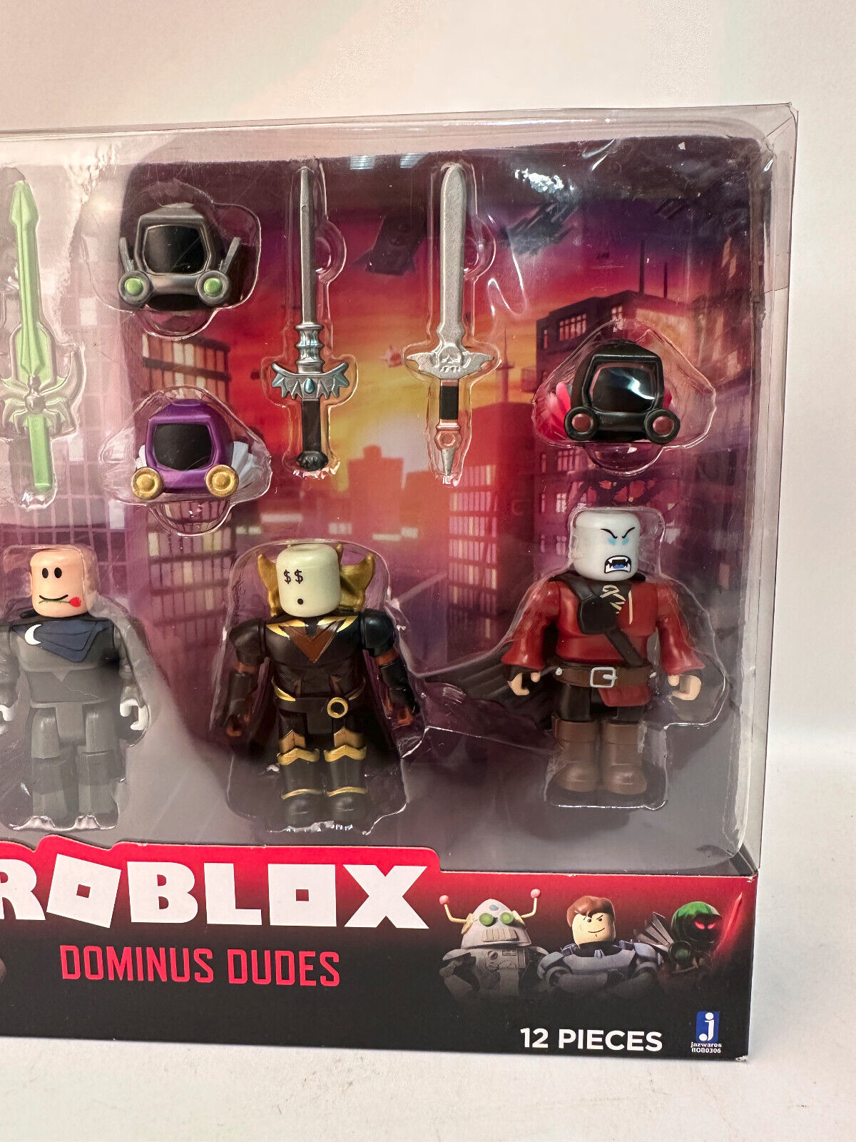  Roblox Action Collection - Dominus Dudes Four Figure Pack  [Includes Exclusive Virtual Item] : Video Games