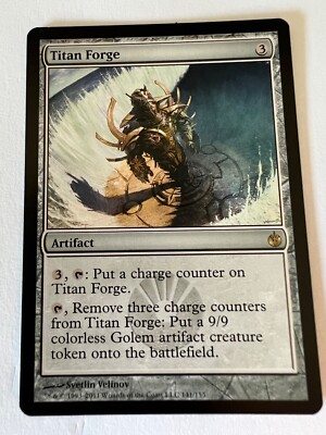 MTG Magic The Gathering Mirrodin Belieged Titan Forge Rare LP