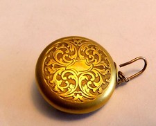 1910 Ketcham McDougall Gold Filled Eyeglass Holder with Safety Catch Chatelaine