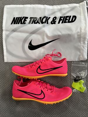 Nike Zoom Mamba 6 Size 9 Hyper Pink Orange With Bag And Spikes