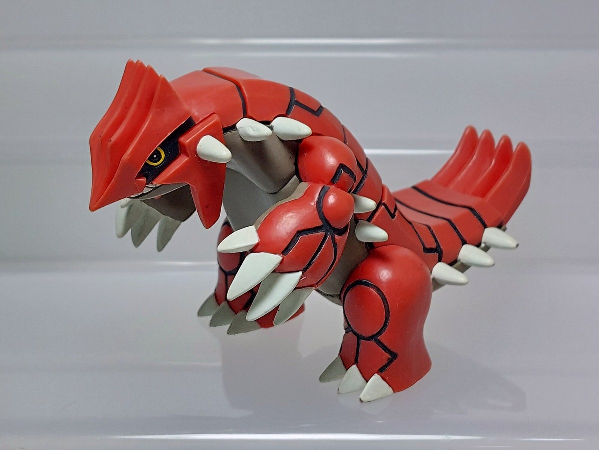 置物 *tomo* Groudon Pokemon Zukan 1/50 Scale Figure Tomy 2003 Gashapon Toy