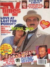 TV Times Agatha Christie's Poirot David Suchet