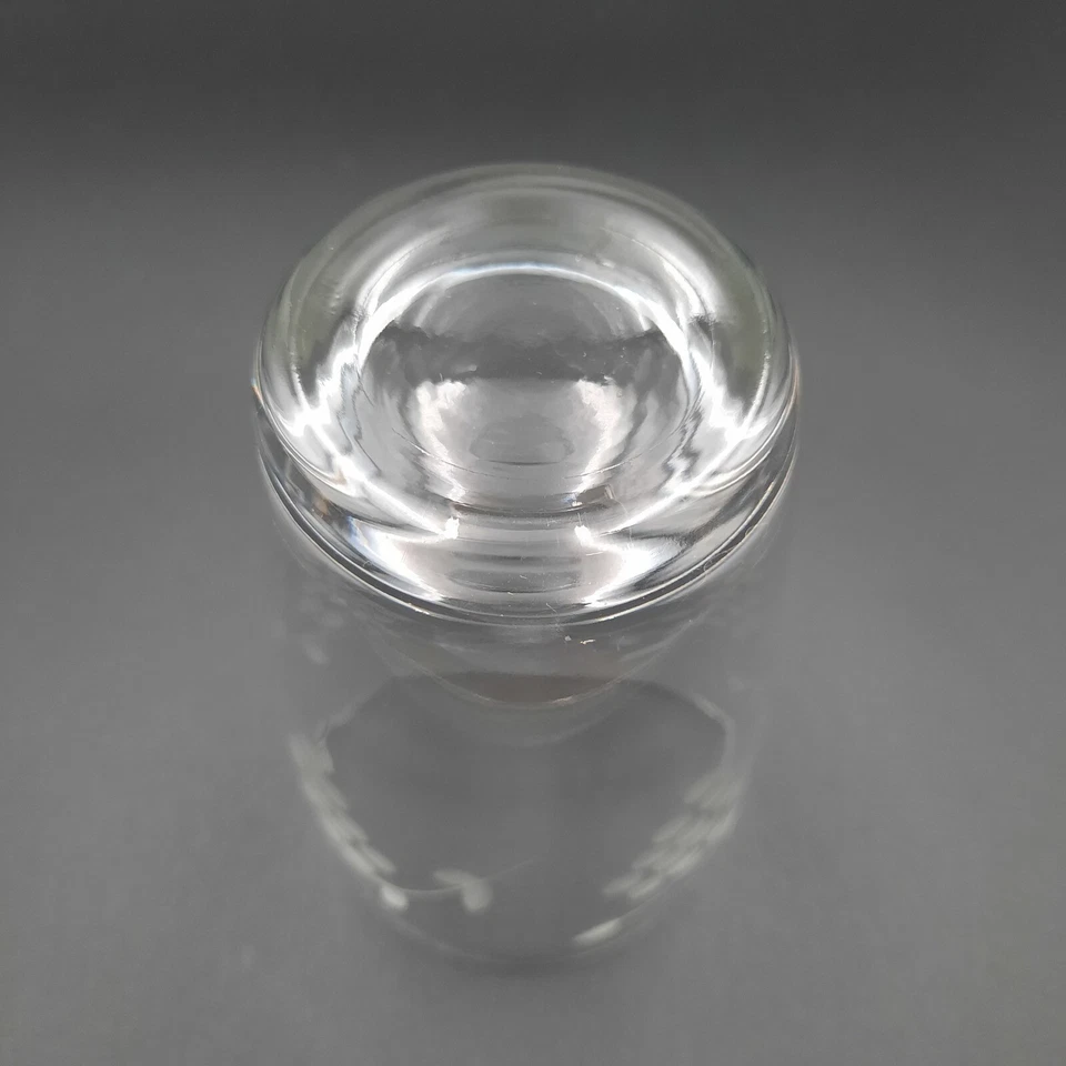 Vaso de uva de cristal grabado vintage - MCM vidrio de jugo transparente con diseño de vid Foto 4 de 4