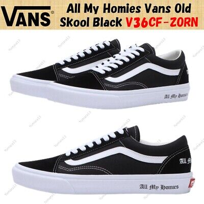 All My Homies Vans Old Skool Black White V36CF-ZORN Men's All My Homies Vans Old Skool Black White V36CF-ZORN Men's