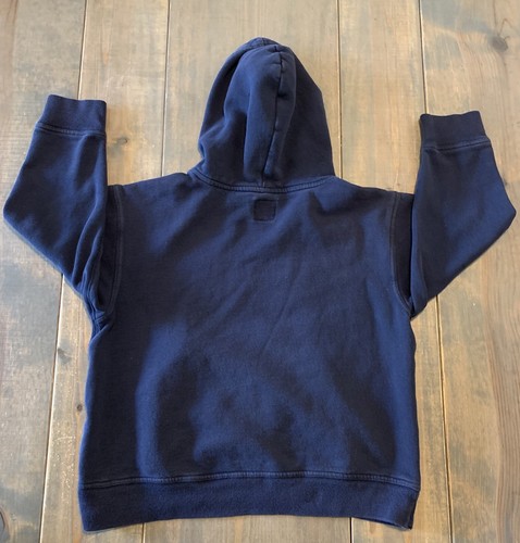 Gap Kids Navy Blue Yellow GAP Letters Long Sleeve Hoodie Sweatshirt Size: S - Picture 6 of 6