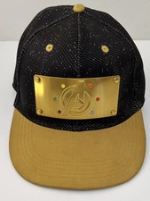 Marvel Kids Avengers Infinity War Hat Snapback cap Youth/Kid size Gold Plate