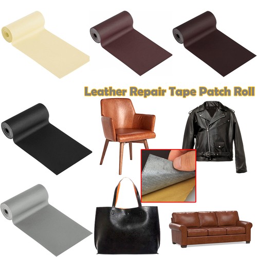 3M Leather Repair Self-Adhesive Patch Tape Car Seats Couch Furniture Upholstery - Picture 2 of 12