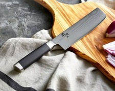 KAI Seki-Magoroku Kochmesser Damascus NAKIRI 165mm AE5206