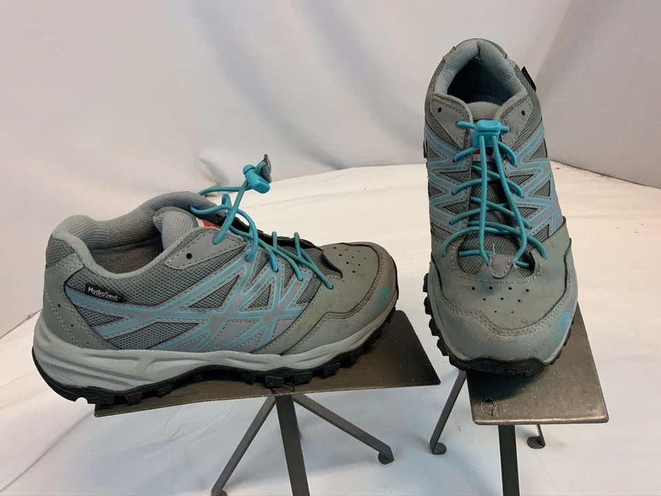 Zapatos de Senderismo The North Face Talla 4 Niños 6 Mujeres Cuero Gris YGI I0S-221 Foto 2 de 4