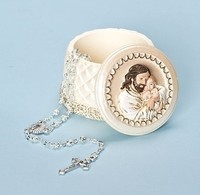 2h Jesus With Baby Keepsake Box Wrapped In His Love By Roman, New, Free Shippin 2h Jesus With Baby Keepsake Box Wrapped In His Love By Roman, New, Free Shippin