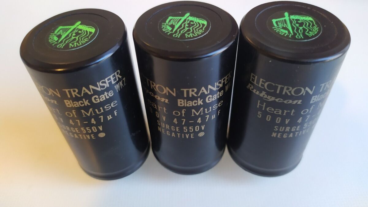 Rubycon Black Gate WKZ capacitor 47 uF + 47 uF 500v Heart of Rubycon Black Gate WKZ capacitor 47 uF + 47 uF 500v Heart of