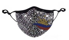 Pinoy Pride Rhinestone Bling Mask
