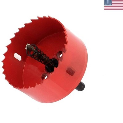 75mm/3 inch Hole Saw, 1 1/4 inch Cutting Depth HSS Bi-Metal Hole Cutter for W...