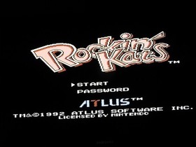 ROCKIN KATS von ATLUS    NES Spiel PAL inkl. orig. H&uuml;lle    GETESTET