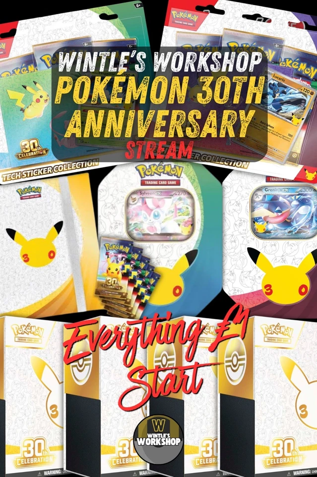 ⭐️ Pokémon 30th Anniversary Release ⭐️