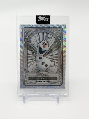 Topps 2025 Chrome Disney Olaf Minted #56 Holo Parallel Serial /75