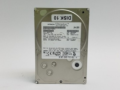 Lot of 2 Hitachi Ultrastar A7K1000 HUA721010KLA330 1 TB 3.5'' SATA II Hard Drive