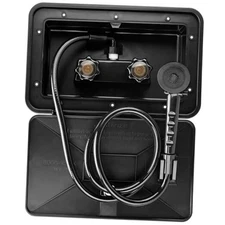  RV Exterior Shower Box Kit RV Outdoor Shower Box Kit Faucet Replacement with 