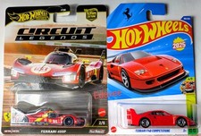 2025 HOT WHEELS CAR CULTURE CIRCUIT LEGENDS FERRARI 499P & F40 COMPETIZIONE Lotto2