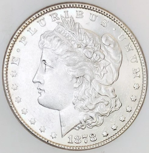 1878 REV OF 79 MORGAN DOLLAR! BLAST WHITE BLAZER$$ SOLID BU+++ UNREAL$ NR #64637